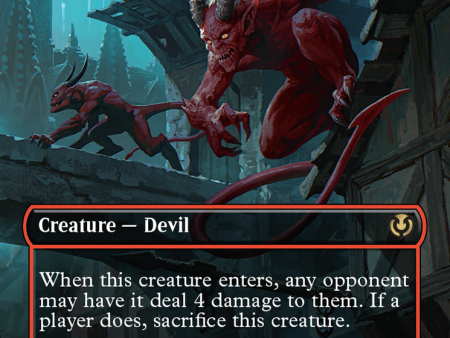 Vexing Devil (Borderless) [Innistrad Remastered] Fashion