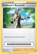 Professor s Research (SWSH178) (Pokemon Go Code) [Sword & Shield: Black Star Promos] Hot on Sale