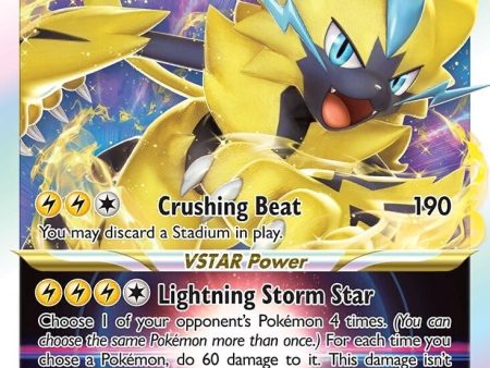 Zeraora VSTAR (SWSH265) (Jumbo Card) [Sword & Shield: Black Star Promos] For Discount