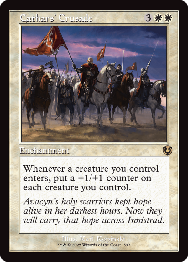 Cathars  Crusade (Retro Frame) [Innistrad Remastered] Online Sale