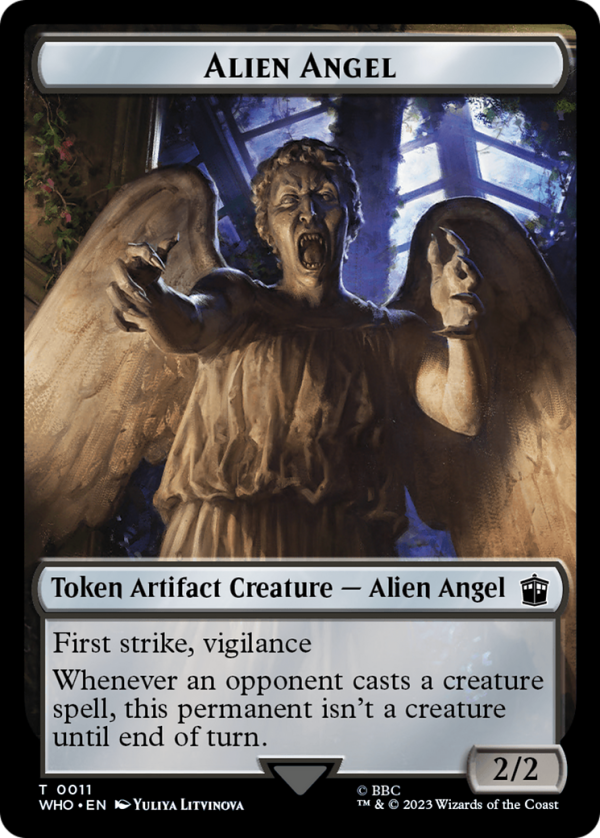 Alien Angel    Cyberman Double-Sided Token [Doctor Who Tokens] Sale