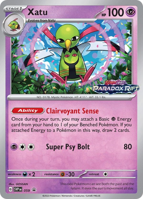 Xatu (059) [Scarlet & Violet: Black Star Promos] For Cheap