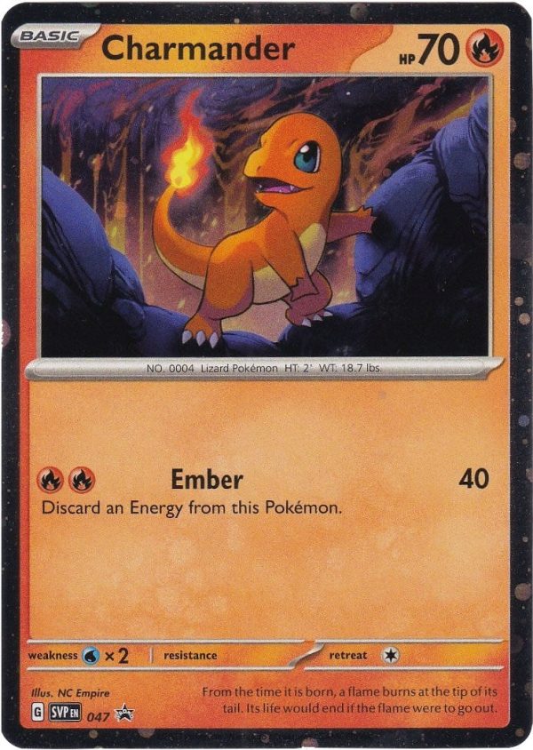 Charmander (047) (Cosmos Holo) [Scarlet & Violet: Black Star Promos] For Discount