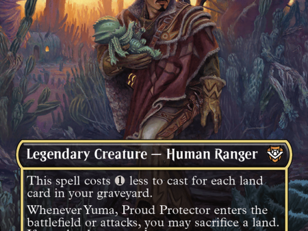 Yuma, Proud Protector (Borderless) [Outlaws of Thunder Junction Commander] Supply