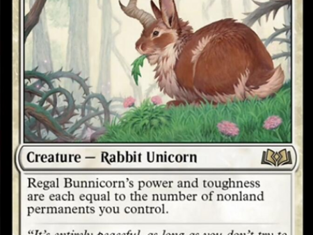 Regal Bunnicorn [Wilds of Eldraine] Discount