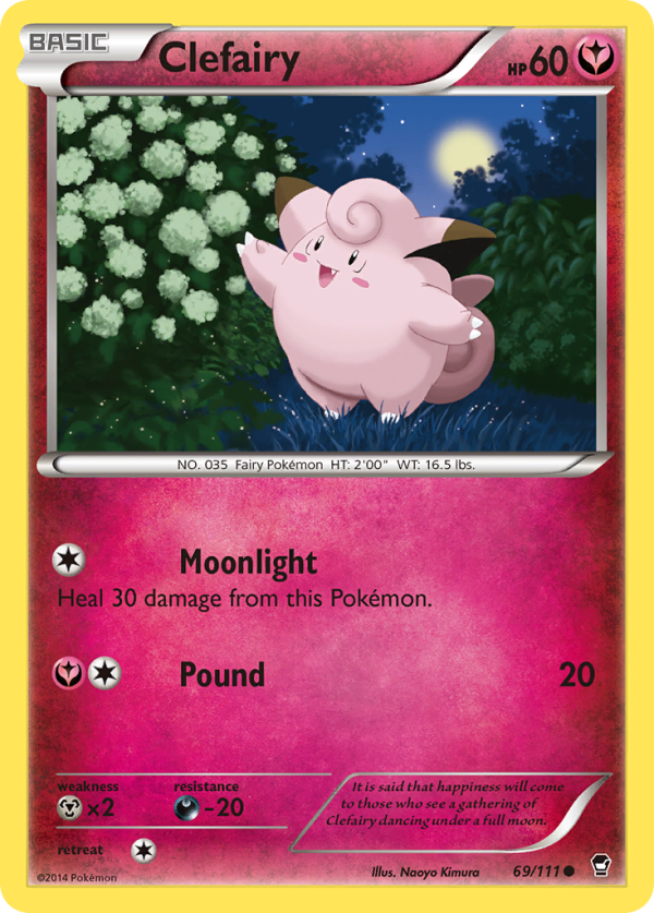 Clefairy (69 111) [XY: Furious Fists] on Sale