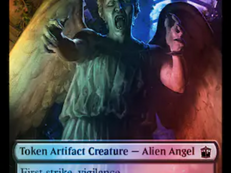 Alien Angel    Alien Salamander Double-Sided Token (Surge Foil) [Doctor Who Tokens] on Sale