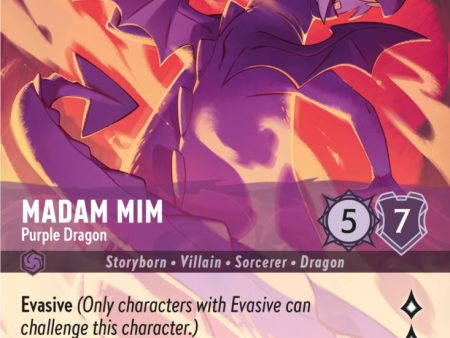 Madam Mim - Purple Dragon (Enchanted) (208 204) [Rise of the Floodborn] on Sale