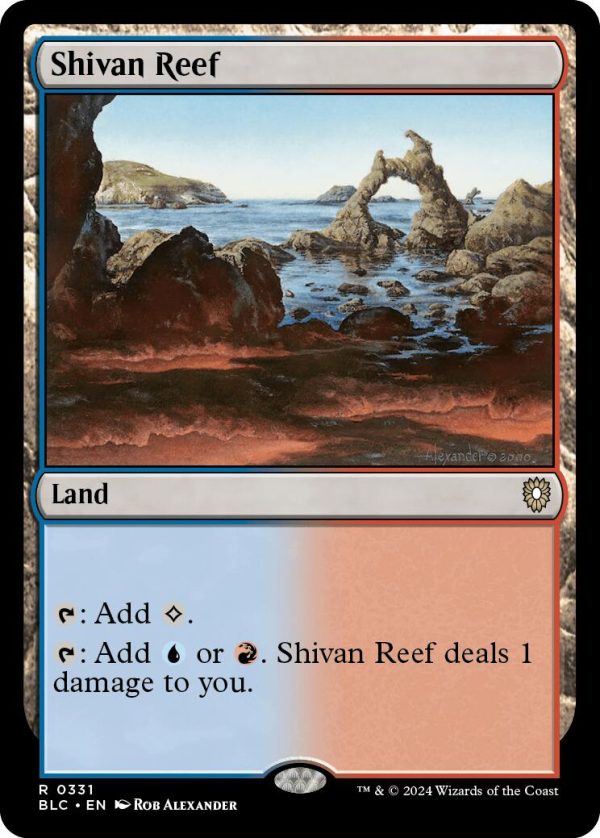 Shivan Reef [Bloomburrow Commander] Cheap