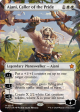 Ajani, Caller of the Pride (Borderless) [Foundations] Discount