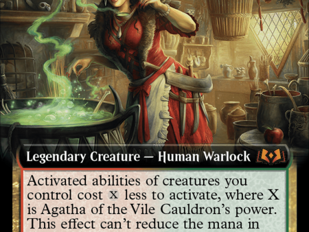 Agatha of the Vile Cauldron (Extended Art) [Wilds of Eldraine] Sale