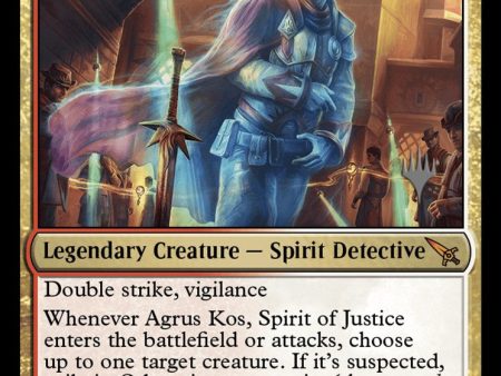 Agrus Kos, Spirit of Justice (Promo Pack) [Murders at Karlov Manor Promos] Cheap