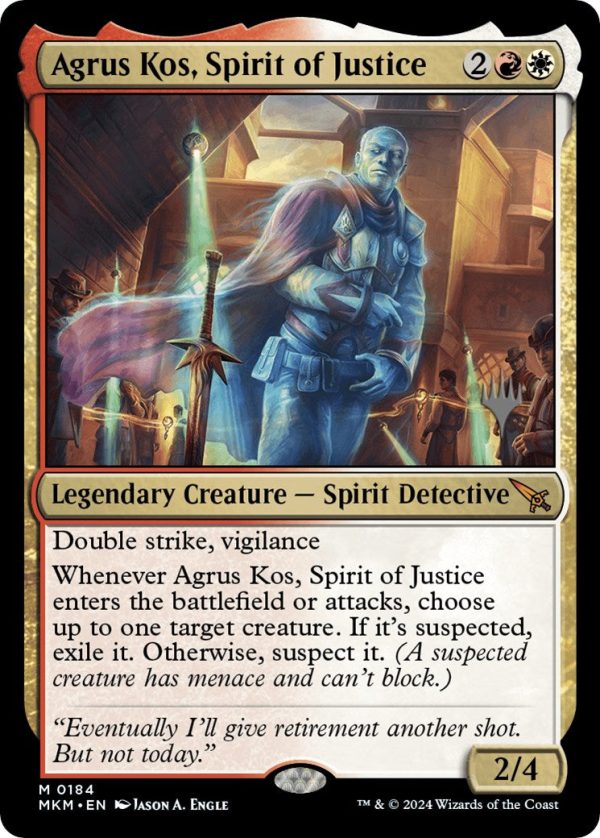 Agrus Kos, Spirit of Justice (Promo Pack) [Murders at Karlov Manor Promos] Cheap