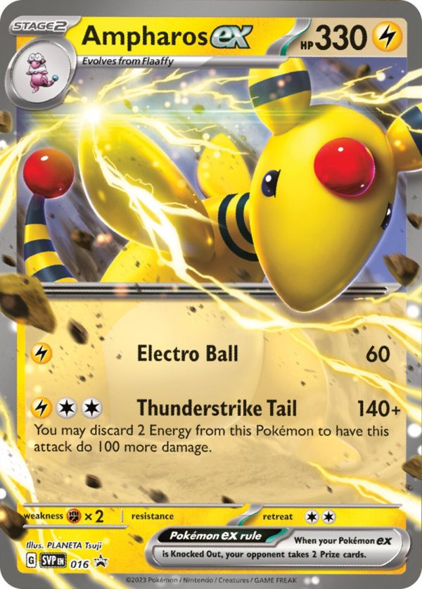 Ampharos ex (016) [Scarlet & Violet: Black Star Promos] Sale