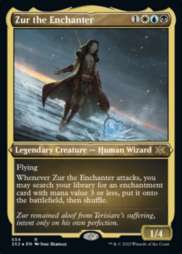 Zur the Enchanter (Foil Etched) [Double Masters 2022] For Discount