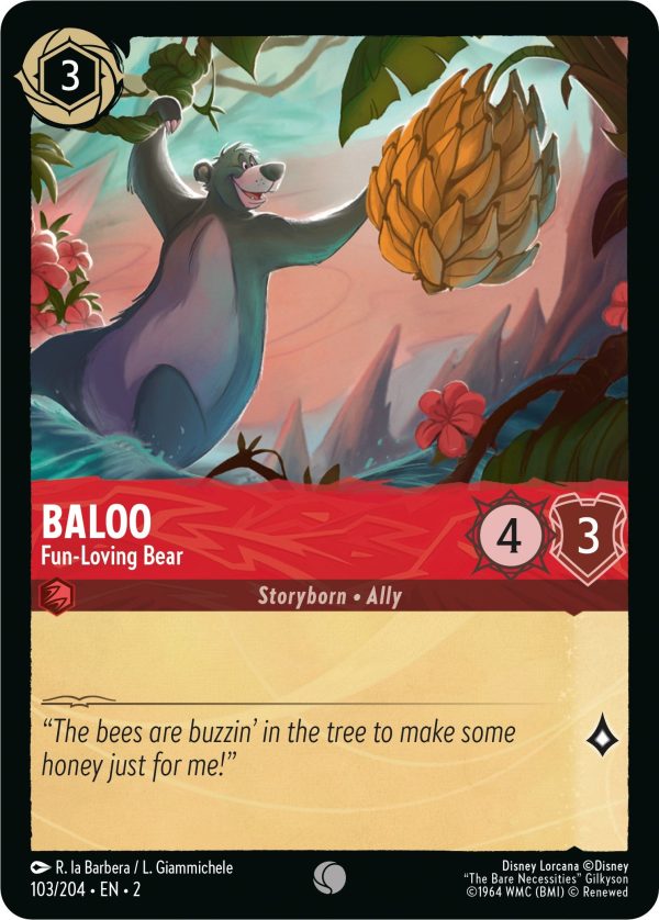 Baloo - Fun-Loving Bear (103 204) [Rise of the Floodborn] Cheap