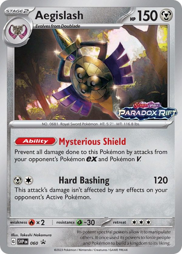 Aegislash (060) [Scarlet & Violet: Black Star Promos] Online Hot Sale