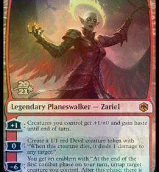 Zariel, Archduke of Avernus [Dungeons & Dragons: Adventures in the Forgotten Realms Prerelease Promos] For Discount