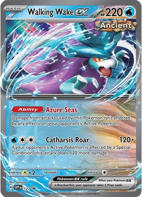 Walking Wake ex (127) [Scarlet & Violet: Black Star Promos] Hot on Sale