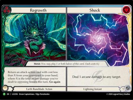 Regrowth    Shock (Cold Foil) [LGS356] (Promo)  Cold Foil For Discount