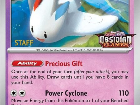 Togekiss (038) (Stamped) (Staff) [Scarlet & Violet: Black Star Promos] Sale