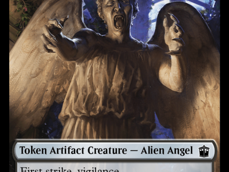 Alien Angel    Alien Warrior Double-Sided Token [Doctor Who Tokens] For Cheap