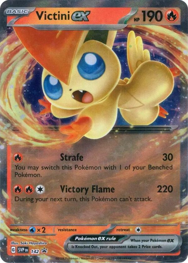 Victini ex (SVP142) [Scarlet & Violet: Black Star Promos] Online Hot Sale