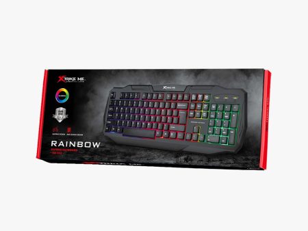 XTRIKE ME KB-302 GAMING KEYBOARD RAINBOW For Cheap